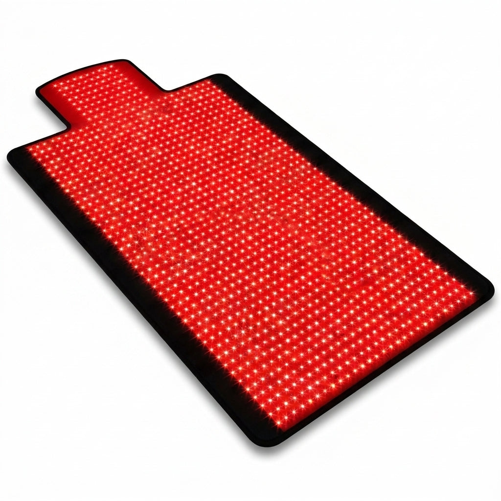 Red Light Therapy Mat for Full Body, Red Light Therapy Blanket, 2 in 1 Leds (660Nm & 850Nm) for Home Use, 3 Modes & Adjustable Timer, 76.8'' X 33.4'' — Studio Shot
